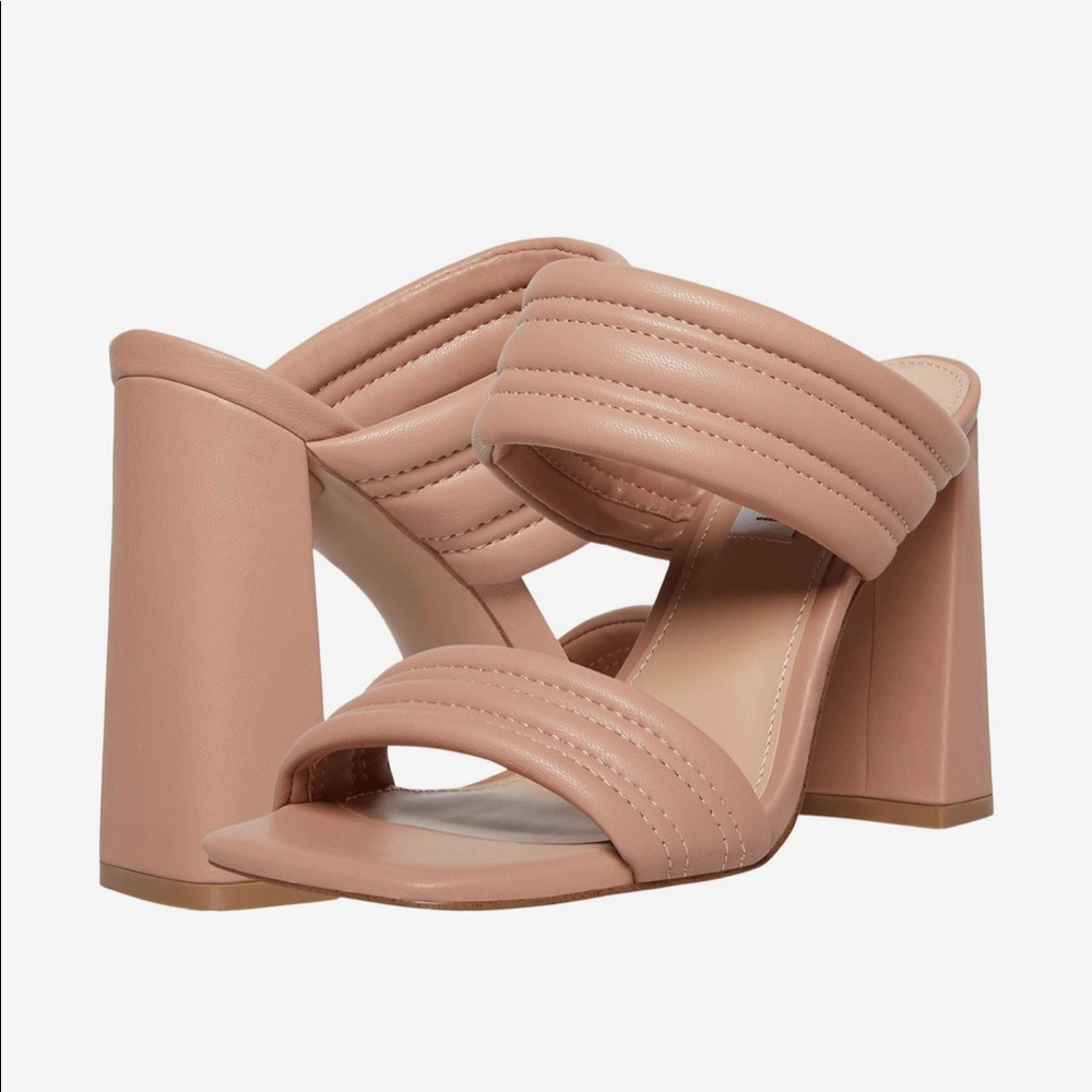 Steve Madden Tahani Nude Block Heel
